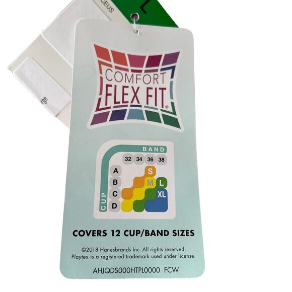 Playtex Women's Nursing Seamless Racerback Wireless Maternity Bra Size Large - Picture 7 of 8